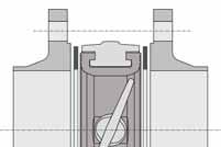 - NOTE: do not insert other packing between flange and valve. NOTE: Weld the pipe only in spots with the valve between flanges.