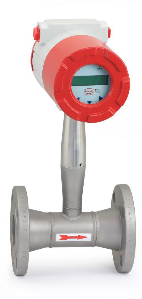Multivariable Vortex Flow Meter DVH Sensor Design w/o sealing Fully welded sensor Integrated temperature and pressure measurement (optional) Calculation of mass and density possible High temperature