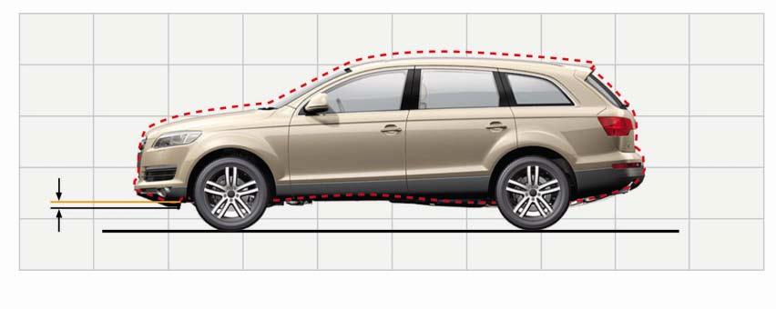 Vehicle ride heights "offroad" mode The vehicle level is 25mm higher than in "automatic" mode. A number of ESP functions for traction improvement (see under ESP) are activated automatically.