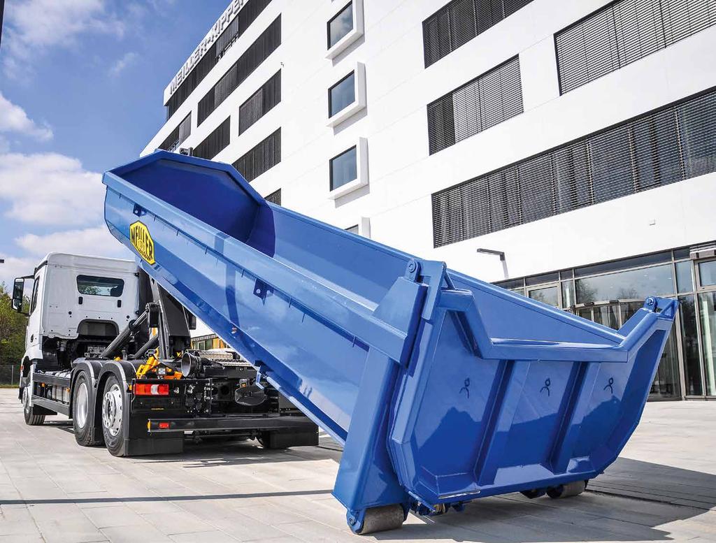 MEILLER ity p ro d uct q u a l Your investment secure and practical MEILLER hooklifts have proven themselves in the construction and waste management sectors.