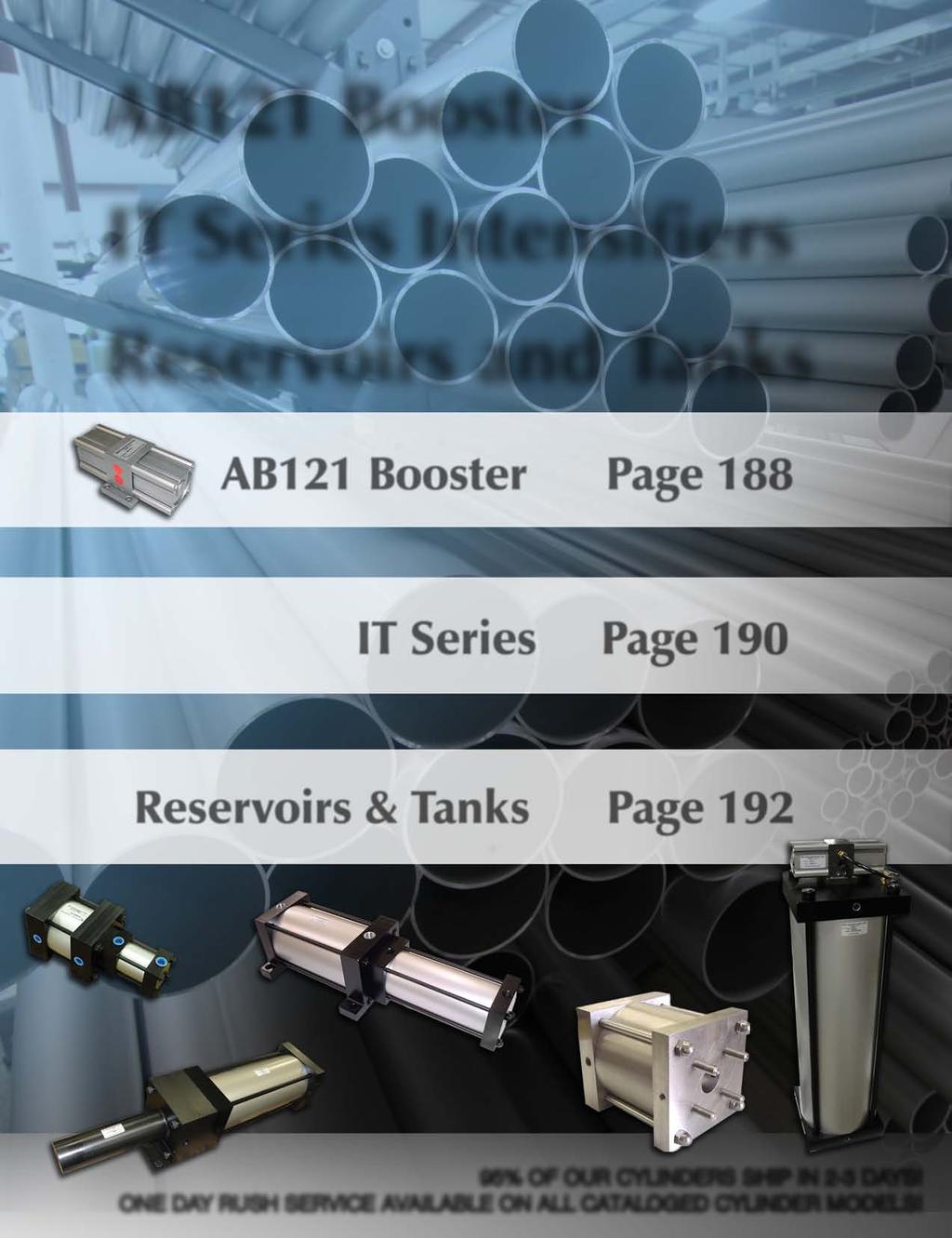 AB121 ITSeries Reservoirsand AB121 Page188 ITSeries Page190 Reservoirs& Page192 95%