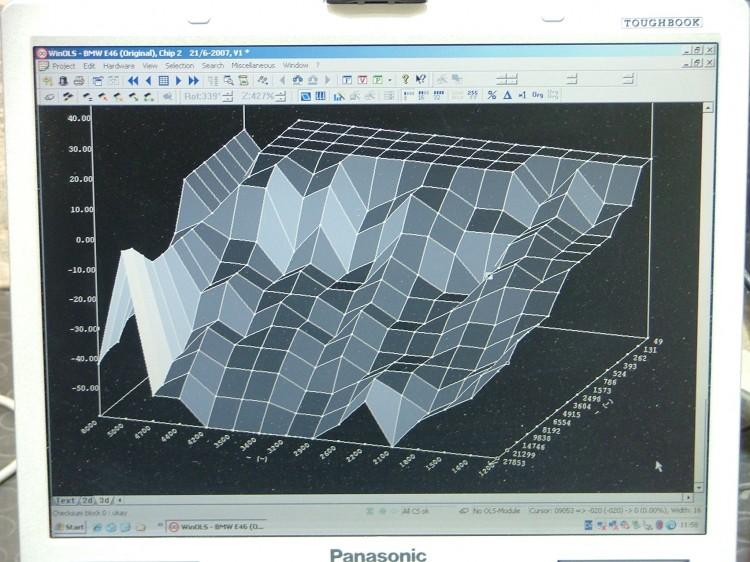 Camshaft Maps With the Powerchip software, we modify the maps that effect camshaft control.
