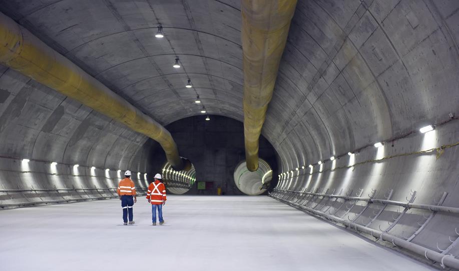 Tunnel and guideway