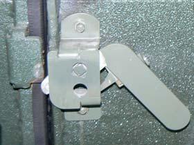 gun ports Rear Doors Rear features double doors for