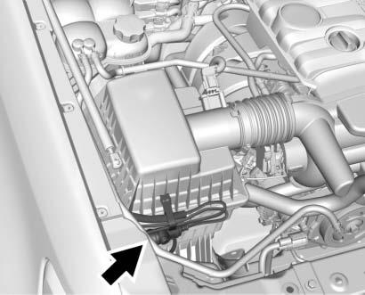The cord is secured near the coolant surge tank or to the engine air cleaner. Carefully remove the cord. Check the heater cord for damage. If it is damaged, do not use it.