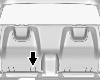 Extended Cab without Rear Seats The top tether anchor in an extended cab without rear seats is a metal wire on the lower inboard side of the cab wall directly behind the front passenger seat.