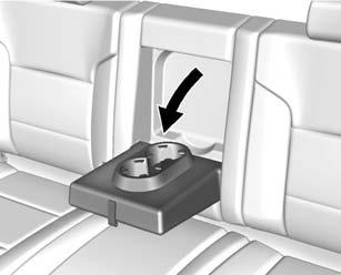 4-2 Storage Uplevel If equipped, the cupholder in the center console is removable and can be repositioned.