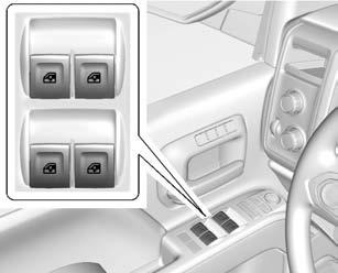 2-20 Keys, Doors, and Windows Crew/Double Cab Premium Trim Shown, Other Models Similar The driver door has a switch to control all windows. Each passenger door has a switch to control that window.