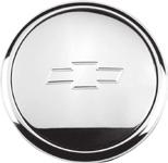 horn button OR built-in polished aluminum adapter with choice of