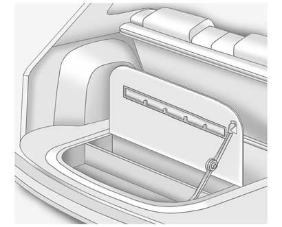 104 Storage Cargo Tie-Downs For vehicles equipped with cargo tie downs, the four tie-downs are located in the rear compartment of the vehicle. Use the tie-downs to secure small loads.
