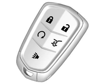 28 Keys, Doors, and Windows With Remote Start and Power Liftgate Shown, Without Similar Q (Lock) : Press to lock all doors.
