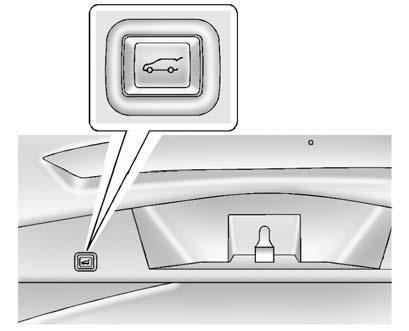 Keys, Doors, and Windows 39. Press the touch pad on the liftgate outside handle after unlocking all doors. Press and release 8 on the liftgate next to the latch to close the liftgate.