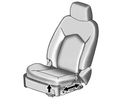 The vehicle's rear seat has an adjustable headrest in the center seating position that can be adjusted the same way as the outboard head restraints.