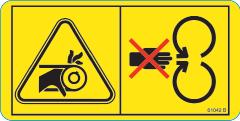 WRNING If any safety decals become worn or damaged, and cannot be read, order