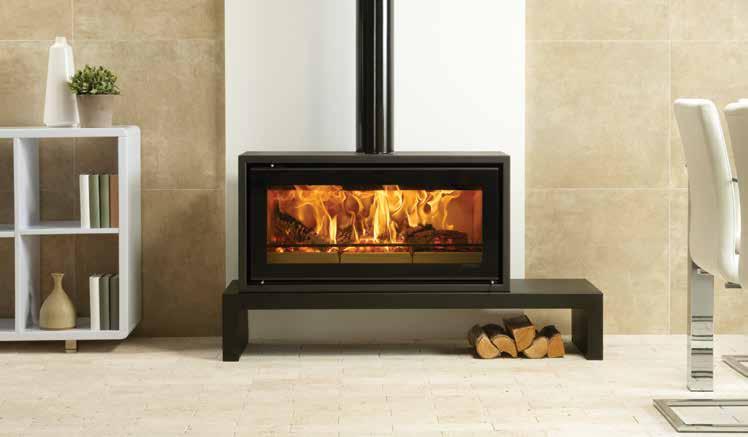 RIVA I STUDIO 2 FREESTANDING This Freestanding version of the Riva Studio 2 offers you up to 8kW of heating capacity as well as superb views of the flames.