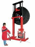 Vulcanizing Machines and Accessories Accessories EM repair stand For easy handling of EM tyres during the repair process.