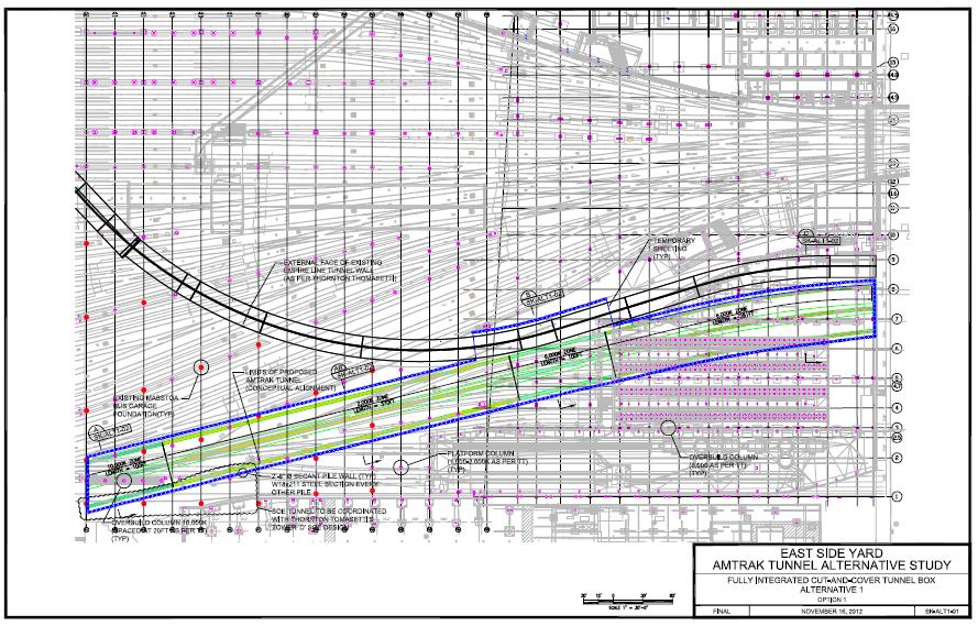 Eastern Yard Plan Track Level Including