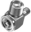 Swirl- Air atomizing nozzle Features: Large internal passages with no vanes or cores assure unrestricted flow.