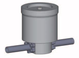 The recently developed solution from HYDAC is the Metal Bellows Accumulator. Instead of a bladder or diaphragm, a metal bellows is used as the flexible separating element between fluid and gas.