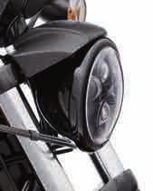 Does not fit with accessory headlamps P/N 67700040A, 73390-10 or 90050-02A. B.