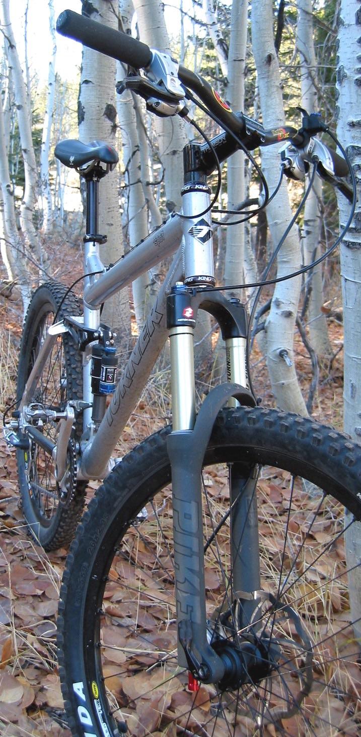 RIDING IMPRESSIONS (continued) The testing of the Pike 454 was conducted aboard a 2005 Turner 5-Spot. The DHX-Air by Fox Racing Shox handled the rear suspension duties.