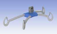 ArjoHuntleigh loop and clip slings fit applicable 2-point spreader bars or 4-point Dynamic Positioning System (DPS)