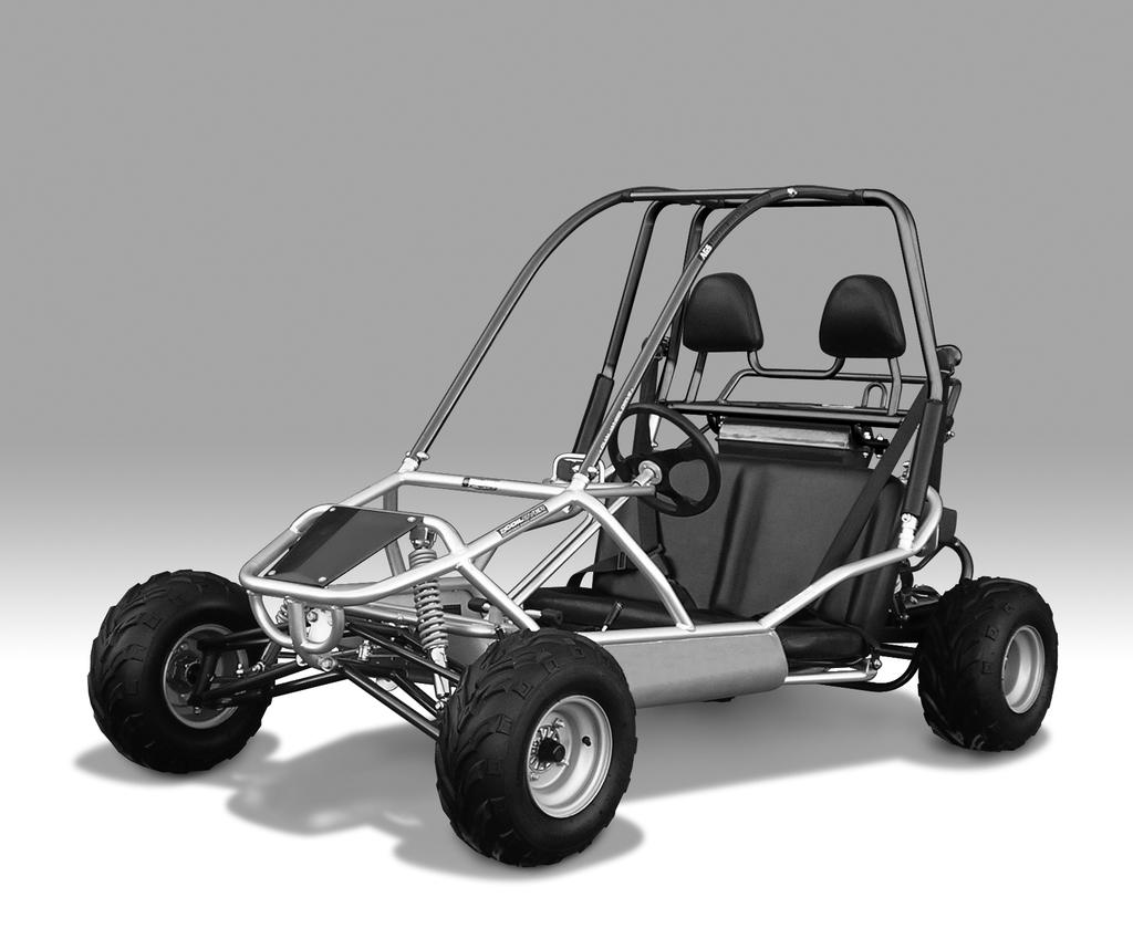 Illustrated Parts Manual 6150 150cc Fun Kart RECOMMENDED MINIMUM OPERATOR AGE: 12 THIS VEHICLE IS FOR OFF-ROAD USE ONLY THIS VEHICLE IS NOT DESIGNED FOR USE ON RENTAL TRACKS OR RACING BEFORE