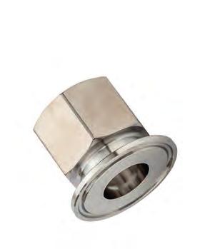 Male / Female Adapter, Clamp Connection ASME-BPE / NPT Thread Male Adapter TEG21 Female Adapter TEG22 Technical Data TEG21 Material*