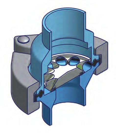 Check Valve TCVC, Body Seal Tri-Clamp Check Valve BioFlow TCVC, tube dimensions in accordance with DIN11866 line A DN d s D ca.
