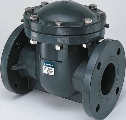 Product Data Sheet introduction < STANDARDS > ASTM D1784 IPEX SC Swing Check Valves combine superior flow rate with maximum versatility.