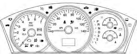 3 Instrument Panel Cluster A B C D E F G H I J K L M N V U T S R Q P O Your vehicle s instrument panel is equipped with this cluster or one very similar to it.