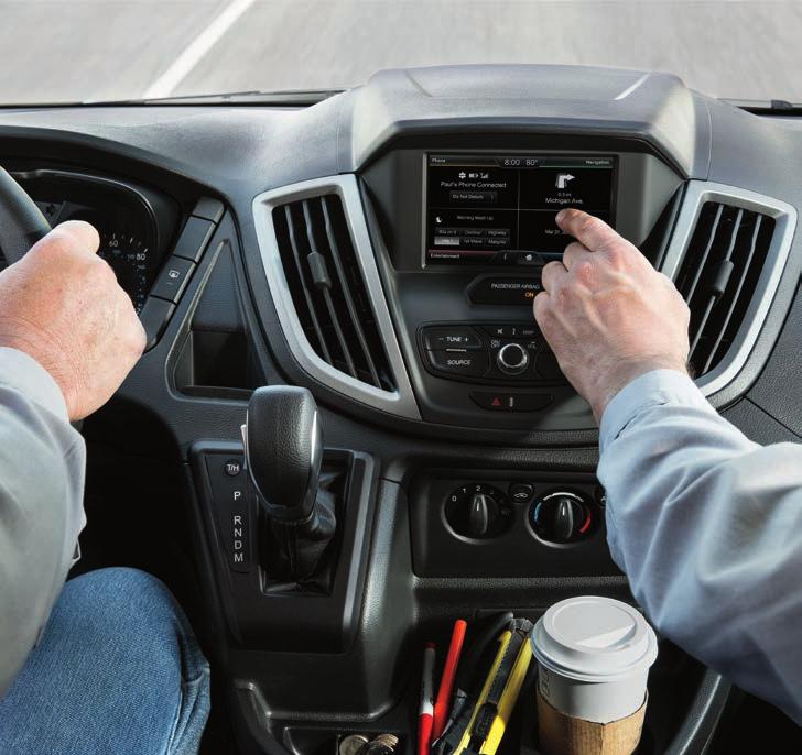 connects you to the world. Simply talk to the voice-activated SYNC with MyFord, and the system delivers hands-free calls, music and more with simple voice commands.