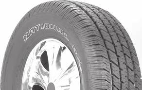 SUV/Light Truck National Commando A/S (C) Designed for street dwelling SUV s Appealing all season tread design incorporates large independent tread blocks with zig zag sipes that give outstanding all