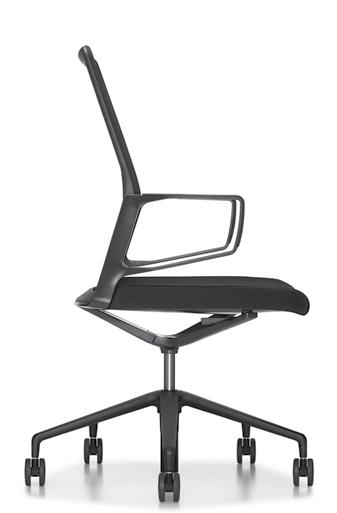 Beautiful Comfortable Intuitive Aesync is a beautiful conference chair of minimal design and maximum comfort, and the first synchronized chair without any visible movement mechanism.