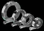 3.90 SECTION 3.2 ISO KF CLMPS SECTION 3.2 ISO CLMPS & FSTENERS 3.91 FLNGES & FITTINGS KF Clamps Hinged Clamps - luminium Quick assembly and removal. luminium clamp.