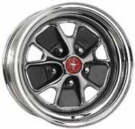HOLIDAY SALE 1964-73 Mustang Expires January 31, 2014 Styled Steel Wheels Chrome rim with painted charcoal cavities.