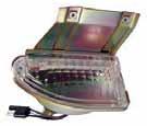 LED Tail Light 108 Super Bright LED s - includes stainless trim on edge of lens.