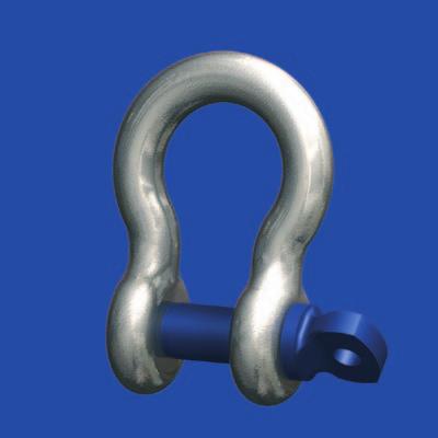 (Product illustration smaller tha actual size) Safeties, shackles, and quick connecting elements Additional safety for cable suspensions Suspended loads can be redundantly secured against inadvertent