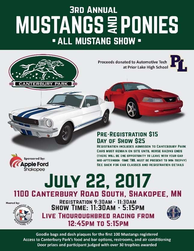 Annual American Muscle Car Show at AutoMotorPlex in Chanhassen Aug 6 BBQ lunch at the