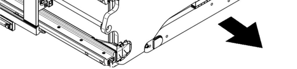 to their minimum closure, supporting the upper cylinder. Use the slot in upper part of the jaw to attach the hook. 4) Take the jaw out by the side, and lay it on the ground.