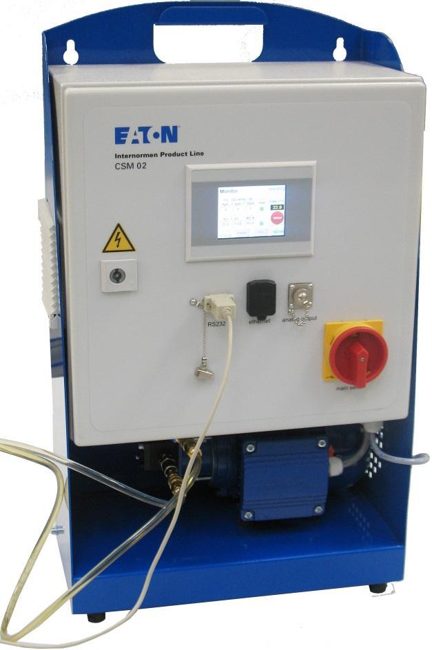 Contamination Control System CSM02 By analyzing the amount and size of solid contamination in hydraulic and lubrication fluids CSM 02 contributes to maintain the efficiency of the system and protects