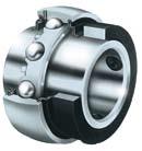 Several series are also available with the concentric-locking collar. Most of these units are self-aligning.
