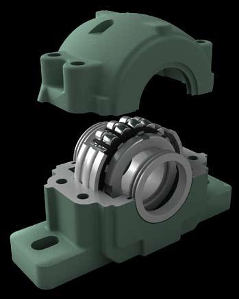 SPHERICAL ROLLER BEARINGS For axially fixed blocks, adjust the shaft if necessary, and insert the stabilizing ring between the bearing and the block shoulder on the locknut side, if possible.