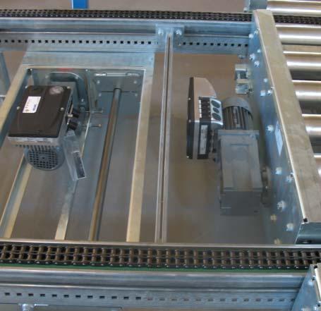 Pallet handling systems Application(s): Roll conveyor, chain conveyor, link conveyor, chain slide, lifting table, turntable, turnstile Periodic duty Potential of deep freeze Customer requirement: