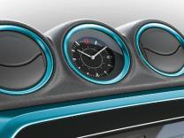 00 Standard on vehicles with Turquoise/Black exterior Interior