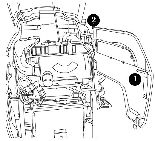 Opening the front grille To open, Push the button of the front grille which located bottom front bracket, Pulling the grille upward at the same time.