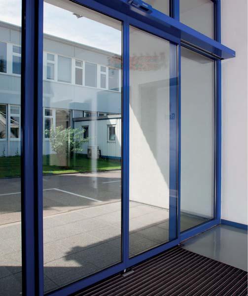 GEZE AUTOMATIC SLIDING DOOR SYSTEM / SLIMDRIVE The extremely low construction height allows you to integrate these drives almost
