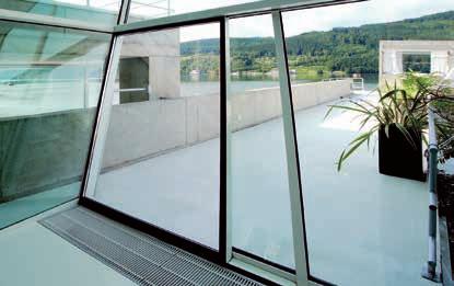GEZE SLIDING, TELESCOPIC AND FOLDING DOORS Inclined sliding doors (SL inclined) Fancy appearance and perfect integration in inclined glass facades The GEZE drives for inclined sliding doors are ideal