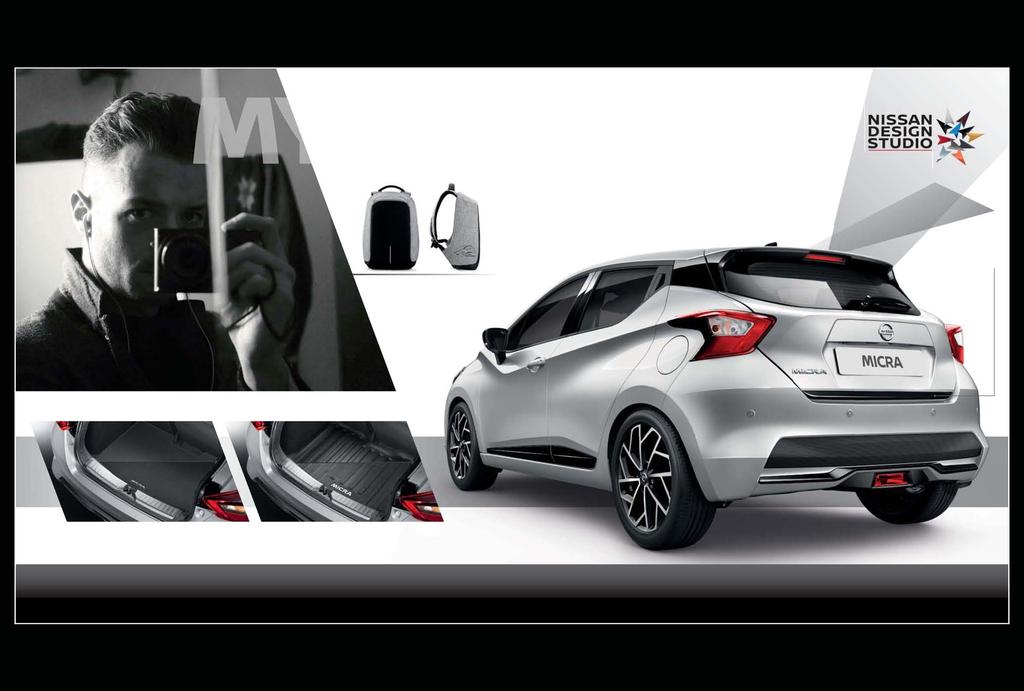 YSTERIOUS Opt for Micra in Platinum silver with an Enigma Black exterior pack; it s as simple and sophisticated as a black & white shot.