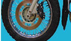 The Retro uses a telescopic front fork. FRONT FORK The friction type steering damper is made up of two steel washers, moving and fi xed, two fi ber washers and tightening bolt with a head.